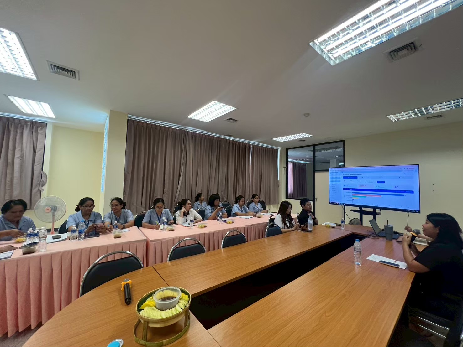 รูปการประชุมติดตามผลการดำเนินงานRLU 3/2569